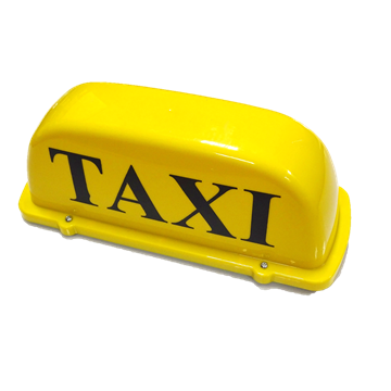 Farol Taxi Amarillo con Imán